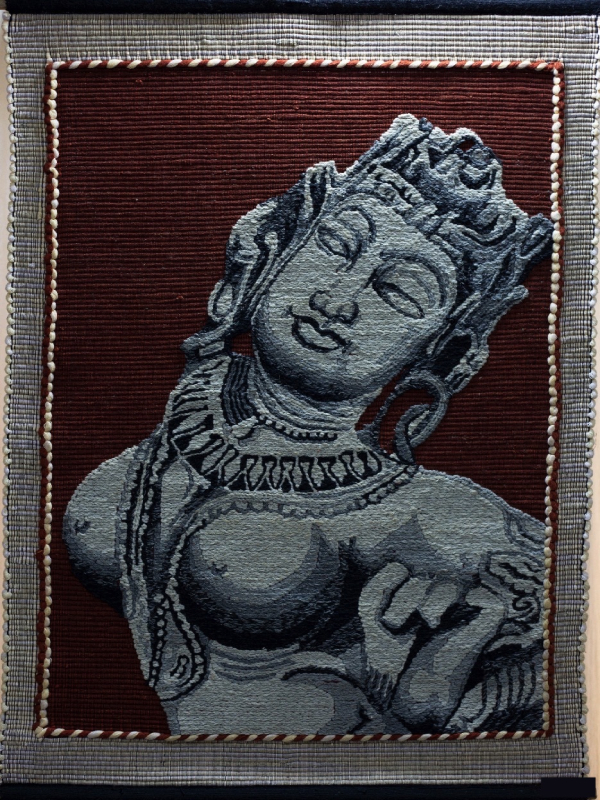 handloom portrait of mural